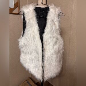 Faux fur vest cropped women’s XL me Jane